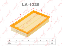 Фильтр воздушный JAGUAR S-TYPE 2.5-4.2/2.7D LA-1225