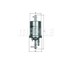 Фильтр топливный kl156/3
