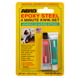 ABRO Клей эпоксидный двухкомпонентный, черный 14,2 гр. (ES-508-M) ES-508