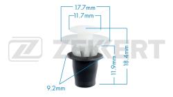 Клипса крепёжная Citroen Peugeot VAG (миним. кол-во заказа 10 шт) be-2723