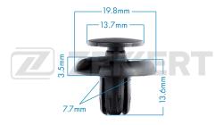 Клипса крепёжная Honda Mitsubishi (миним. кол-во заказа 10 шт) be-1709