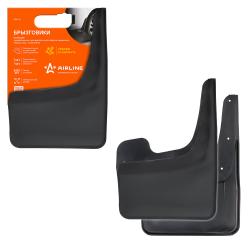 Брызговики универсальные большие для джипов, кроссоверов, минивэнов, черные, 2шт, с крепежом (AMF-02)