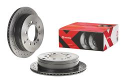 Диск тормозной задн. серии Brembo Xtra LEXUS LX (_J2_) 08/07-> / TOYOTA LAND CRUISER 200 (_J2_) 08/0 09.d618.1x