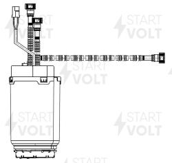 STARTVOLT SFM 1815 Модуль топливного насоса для автомобилей VAG Touareg (02-) 3.2i/3.6FSI (левый)