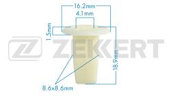 Клипса крепёжная Honda Mazda Mitsubishi Nissan Toyota (миним. кол-во заказа 10 шт) be-2669