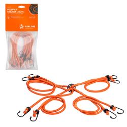 Резинки-стяжки набор "Паук" 4шт.-120 см, D-8 мм (металлические крючки) (AS-R-12)