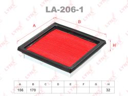 Фильтр воздушный NISSAN MICRA 1.0-1.4 03- LA-206-1