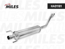 HA01181 Резонатор OPEL ASTRA G 1.6-2.0 98-04 алюминизированный