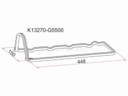 Прокладка клапанной крышки NS LD20+T, C22/C23