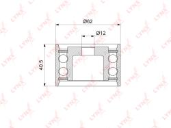 Ролик направляющий / грм TOYOTA 4RUNNER 3.4 95-02 / LAND CRUISER(90) 3.4 96> / TUNDRA 3.4 99-03 pb-3123