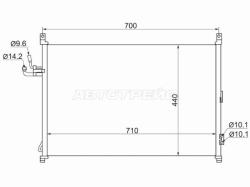 Радиатор кондиционера Infiniti M35 04-10 / M45 07-10 / Nissan Fuga 04-09