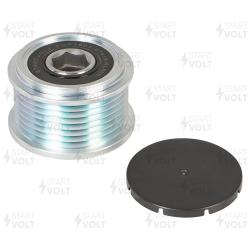 Шкив с обгонной муфтой генер. для а/м Toyota Land Cruiser Prado (09-) 2.8D/3.0D (M17x1,5) (SGP 1901)