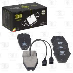 Колодки торм. для а/м Audi A6 (97-)/Allroad (00-) диск. перед. т/с TRW (кмпл. с 2 датч.) (PF 4169)