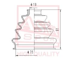 Шрус наружный 22x47x22 FIAT ALBEA 2006- ft-005