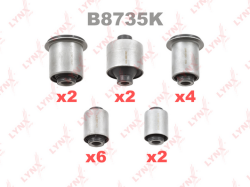 Сайлентблок цапфы HONDA PILOT 02-08/ACURA MDX 01-06 зад.подв. RU-4148