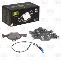 Колодки торм. для а/м BMW X3 (F25) (10-)/5 (G30) (16-) диск. перед. (кмпл. с датч.) (PF 4206)