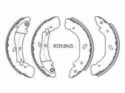 Колодки тормозные барабанные Ford Focus 04-08 / Transit 06-14