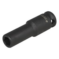 Головка ударная торцевая 3/8"DR шестигранная глубокая 9мм, L=65мм (ATAS322)