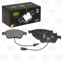 Колодки торм. для а/м Audi A8 (03-) диск. перед. (в компл. с 2-мя датчиками) (PF 4168)