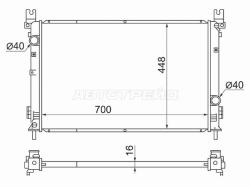 Радиатор Chrysler Pacifica 03-08