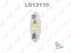 Лампа LED C10W T11X31mm 12V SV8,5 6800K LD13110