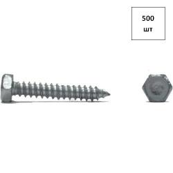 Cаморез 4.2х19 шестигр.г.DIN 7976 оц. 500шт FORTLUFT sts017019