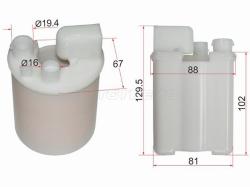 Фильтр топливный погружной HYUNDAI ELANTRA 06-11/I30 07-10/KIA CERATO 09-