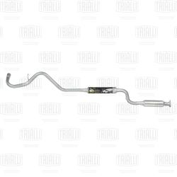 Глушитель для а/м Лада 2123 Евро-3 доп. (рез-р) со строн. фл. 3 отв. (алюм. сталь) (EAM 0212) T-Sport