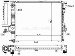 Радиатор BMW 5-Series 95-04
