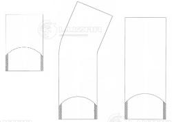 Патрубки охл. для а/м КАМАЗ 5320 (EPDM, кмпл., 3 шт.) (LPK 0723)