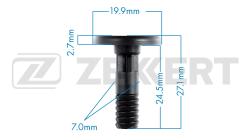 Клипса крепёжная BMW (миним. кол-во заказа 10 шт) be-1739