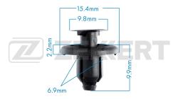 Клипса крепёжная Subaru Toyota (миним. кол-во заказа 10 шт) be-3413