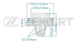 Клипса крепёжная Honda (миним. кол-во заказа 10 шт) be-1154