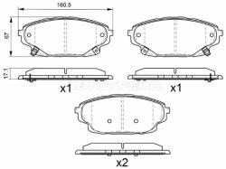 Колодки тормозные (Спереди) GAC GS8 23-