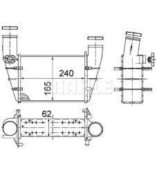 Интеркулер VW PASSAT / AUDI A4 / A6 ci130000s