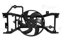 LUZAR LFK 0978 Электровентилятор охлаждения для автомобилей Лада Vesta (15-)/Renault Logan II (12-) (с кожухом) A/C-