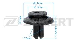 Клипса крепёжная Nissan Toyota (миним. кол-во заказа 10 шт) be-3387