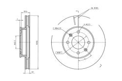 PBD4839 Диск тормозной