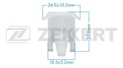 Клипса крепёжная Hyundai (миним. кол-во заказа 10 шт) be-3077