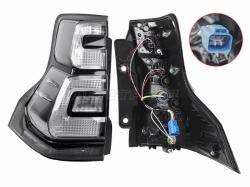 Фонарь задний Toyota Land Cruiser Prado (J150) 17-20 (Слева/ Чёрный)