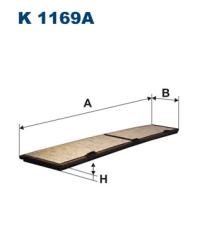 Фильтр салона BMW E87/E90 угольный K 1169A
