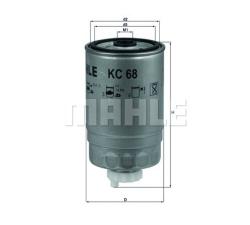 Фильтр топливный корпусной kc68