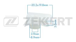 Клипса крепёжная Nissan Renault (миним. кол-во заказа 10 шт) be-3417