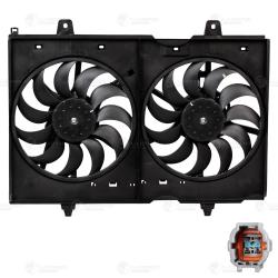 Э/вентилятор охл. для а/м Nissan X-Trail (T31) (07-) (2 вент.) (с кожухом) (LFK 141G4)