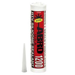 ABRO Герметик силиконовый прозрачный 310 г высокотемпературный SS-1200-CLR