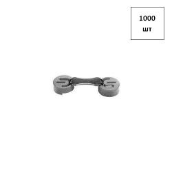 Стяжка двойная под отверстия 20мм 1000шт FORTLUFT sts028369