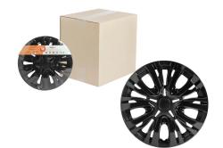 Колпаки колесные 16" "Лион", черный глянец, карбон, компл. 2 шт.(AWCC-16-27)