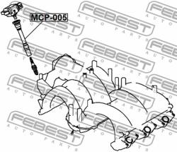 Наконечник катушки зажигания MITSUBISHI LANCER 00-13 MCP-005