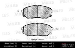 Колодки тормозные KIA SORENTO III 15- передние SemiMetallic E100563