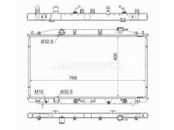 Радиатор Honda Accord 08-13